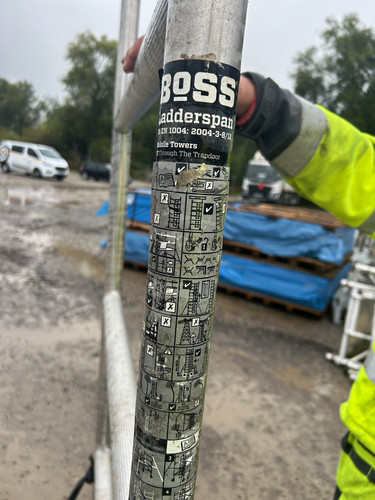 Boss ladderspan scaffold - ladderspan,