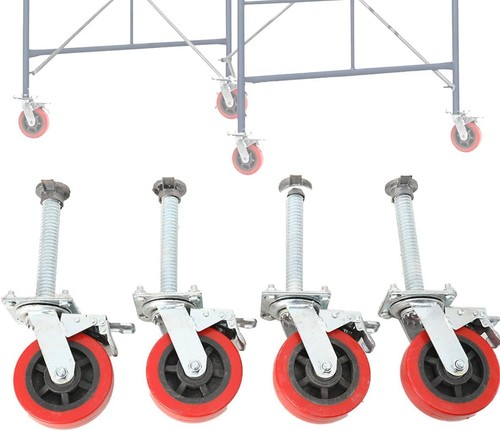 4pcs scaffolding wheels with - 4pcs,