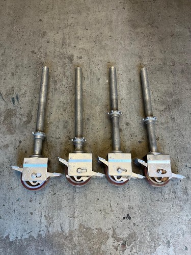 Set wheels for scaffold - of, 4